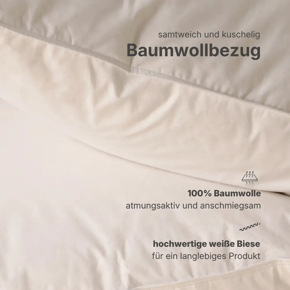 Detailansicht des Superior 3-Kammer-Kissens mit klar erkennbarer Kammernaht