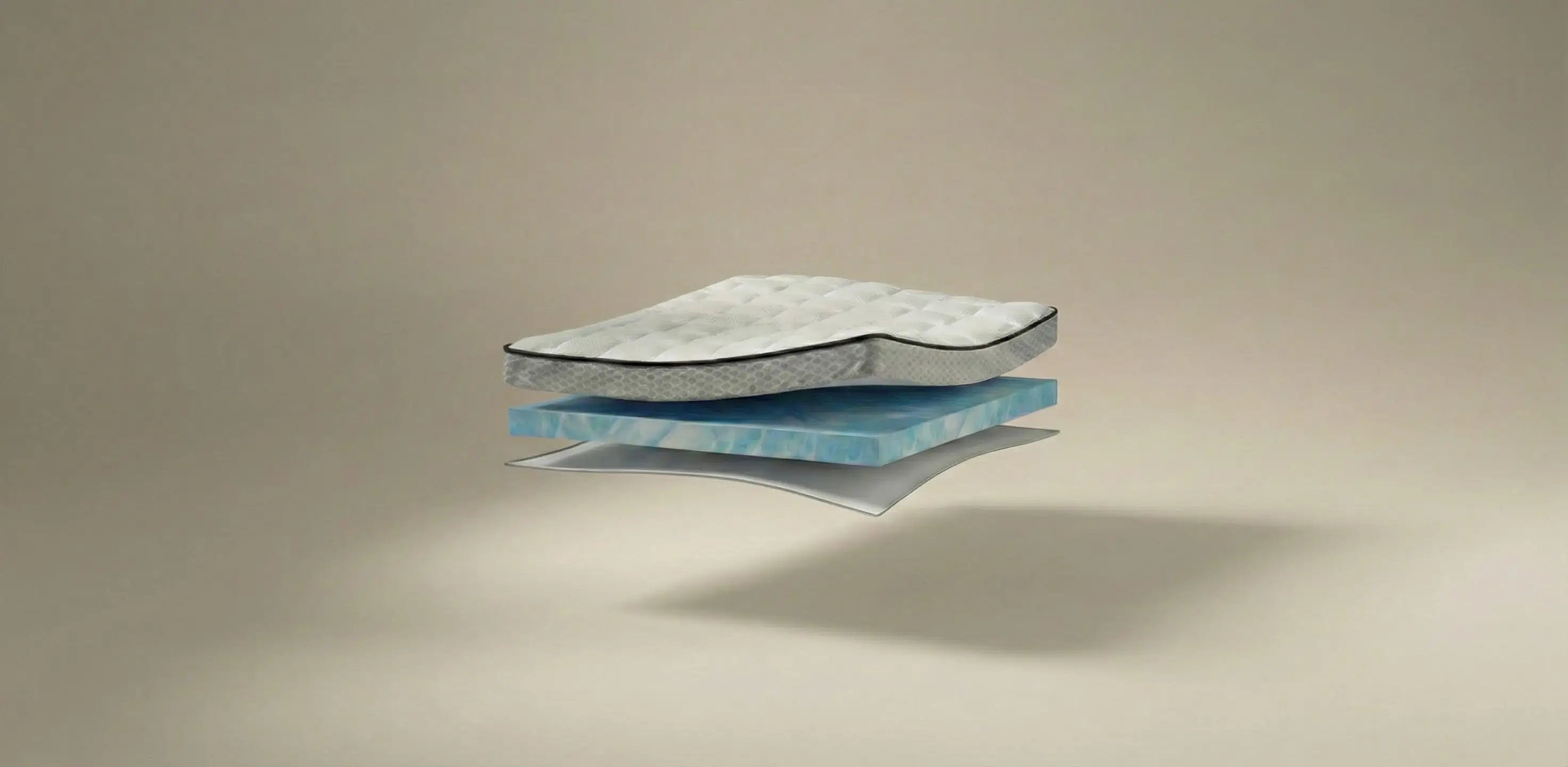 Explosionsdarstellung eines Gelschaumtoppers