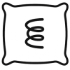 Federkernkissen Icon