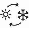 ganzjährig verwendbar Icon