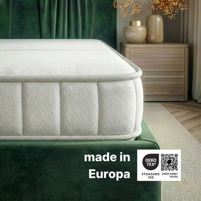 Detailansicht der Hybridschaum Wendematratze 18 cm, Made in Europa, Oeko-Tex Standard 100 zertifiziert